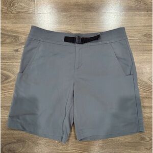 Columbia Women's Titanium Nylon Gray Hiking Shorts Sz 6